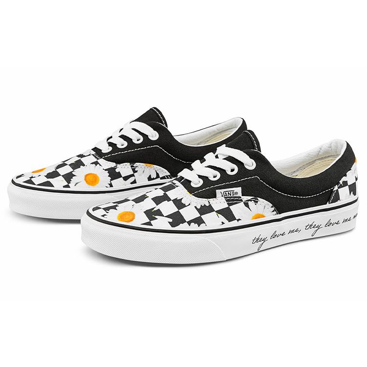 Vans Era Love Me Not Unisex Sneakers Black Daisy True-White VN0A5KX5B0B