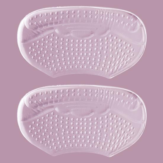 1 Pair Gel Heel Pad Self-adhesive Non-slip Foot Pain Relief Blister Prevention Loose Shoes High Heel Grip Cushion Liner Insert Shoe Accessories