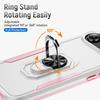 For iPhone Air Case Military Grade Ring Kickstand PC + TPU Phone Cover