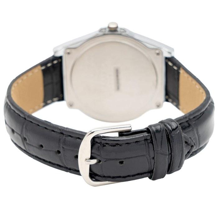 [Citizen Q&Q] Watch Q&Q Analog Solar Waterproof Date Leather Band White Dial H060-304 Men's Black (Leather)