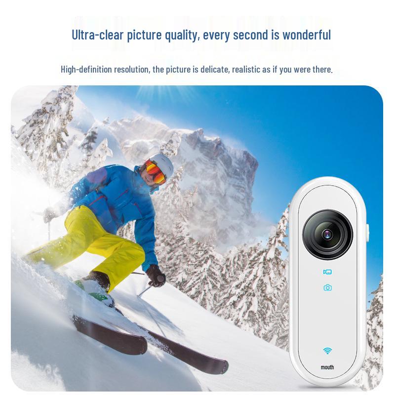 Thumb Action Camera for Cycling & Mountaineering - HD 1080p Ultra-Wide Angle 