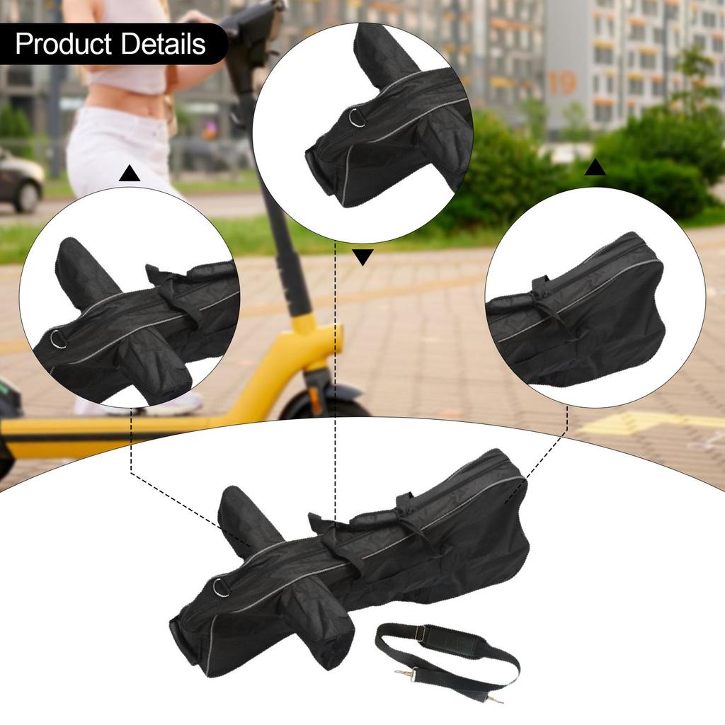 Electric Scooter Carrying Bag Spacious Oxford Cloth Storage Pouch for Accessories Protection and Travel Organizer