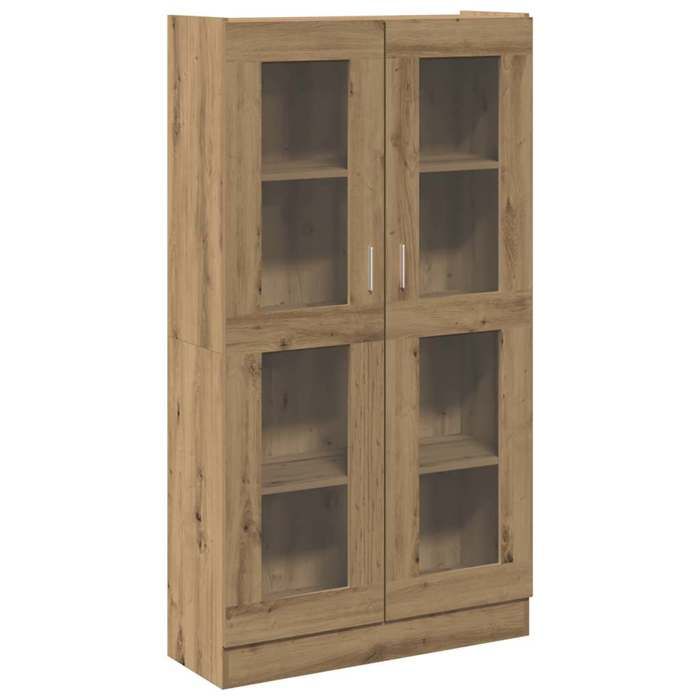 VidaXL Buffet haut chêne artisanal 82,5x30,5x150 cm bois d'ingénierie 3318719