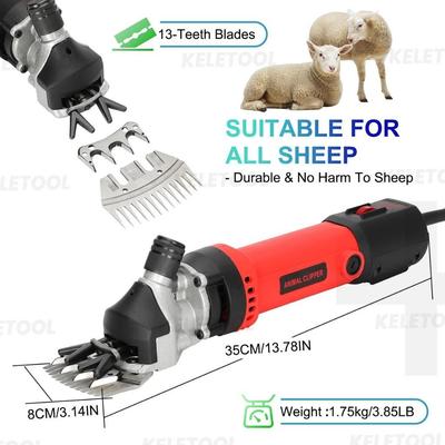 3500W Pet Hair Kit Shear Wool Cut Farm Pet Animal Shears Cutter Machine Electric Sheep Clipper Goat Shearing Machine