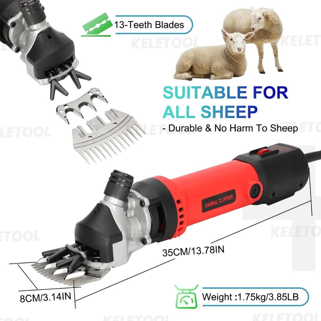3500W Tierhaarkit Schere Wolle Schnitt Bauernhof Tier Schermaschine Scherer Maschine Elektrischer Schafschurapparat Ziegen Schurmaschine