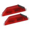 2pcs Solar Strobe Warning Light LED Warning Lamp High Bright Waterproof Light Control Flashing Bcon Barricade Construction   Traffic Light