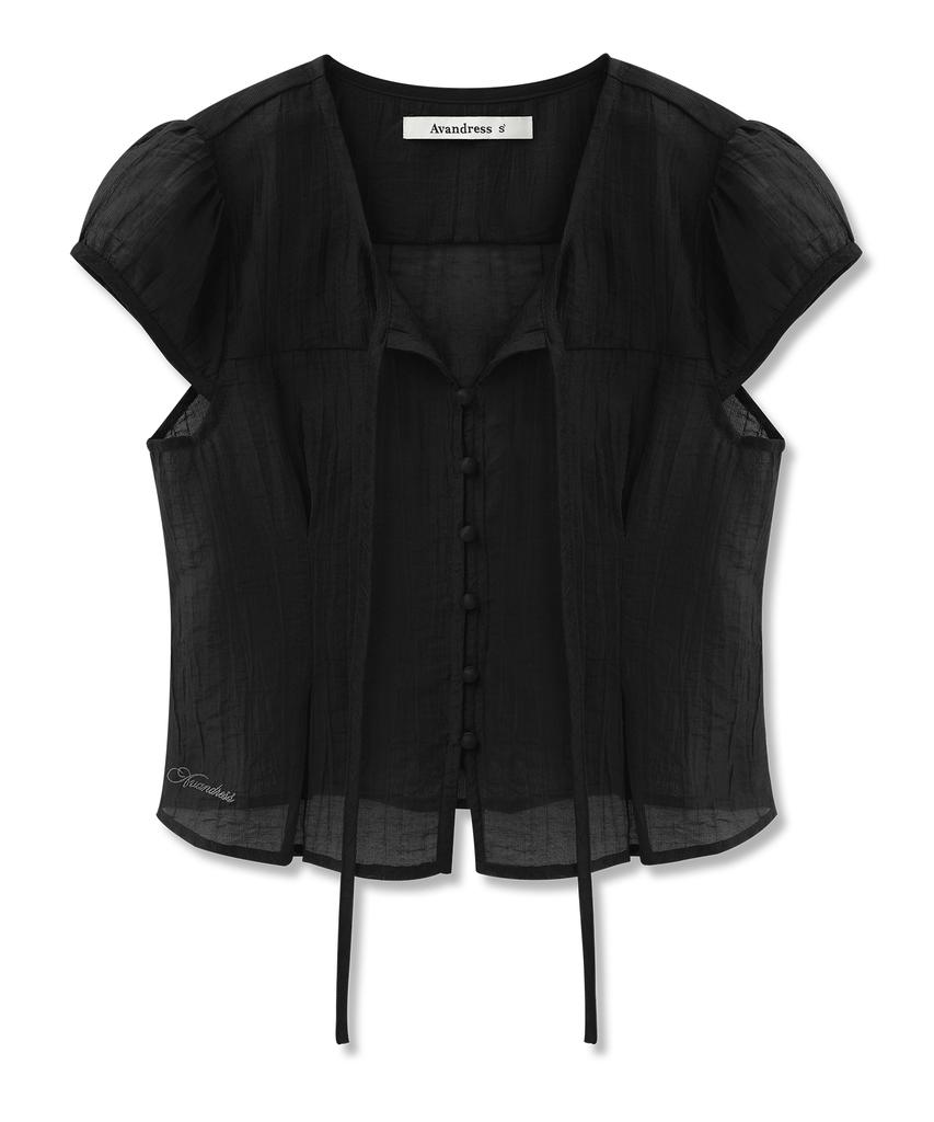 AVANDRESS Liora Tie Blouse4 Colors