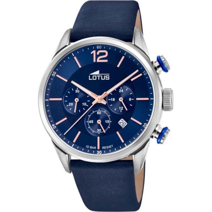 Chronographe - Lotus - 18689-2 - Quartz - Analogique - Bleu