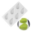 6 Holes Leaf Shaped Silicone Mold Candy Polymer Clay Fondant Mould Cake Decorating Gadgets Making Gumpaste Leaves Moulds