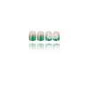 24 Pieces Patrick's Day Press On Nail Short Square False Nail Full Cover Nail Decoration Glossy Stick On Nail