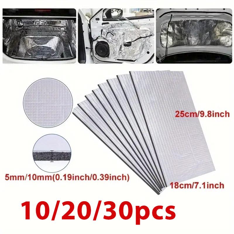 10-30 Stück Schalldämmmatte Wärmeisolierung Matte Auto Schalldämmung Dämmung Auto Motorhaubenisolierung Autozubehör Innenraum