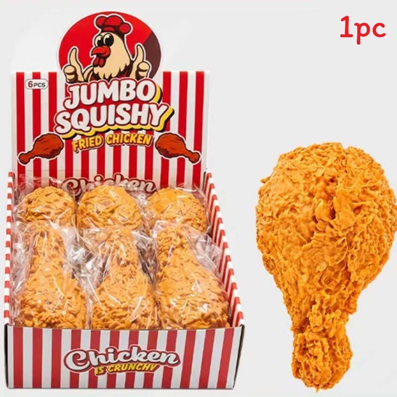 Juguete de Alivio del Estrés de TPR con Forma de Pata de Pollo para Niños y Adultos