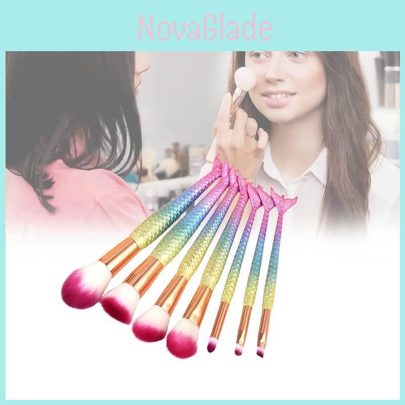 Makeup Brush Set With Nylon Bristles For Eyeshadow And Powder Application Perfect For Beauty Enthusiasts