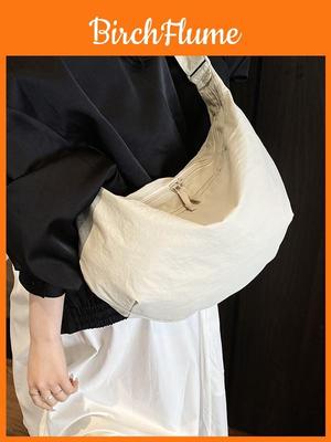 Bolsa de Viagem de Nylon para Mulheres com Fecho de Zíper e Estilo Casual Perfeita para Viagem e Lazer
