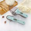 Adjustable Measuring Cup and Measuring Spoon Measuring Cup with Handle Measuring Spoon For Dry and Liquid Baking Kitchen Tool