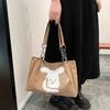 Einkaufstasche für Damen 2024 Neue Pendlertasche mit großem Fassungsvermögen Temperament Beliebte Retro Vielseitige Schulter-Schultasche