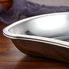 Mutifunctional Vegetable Plate Funny Child Plate Kitchen Gadget Half-Moon Metal Trays  Home