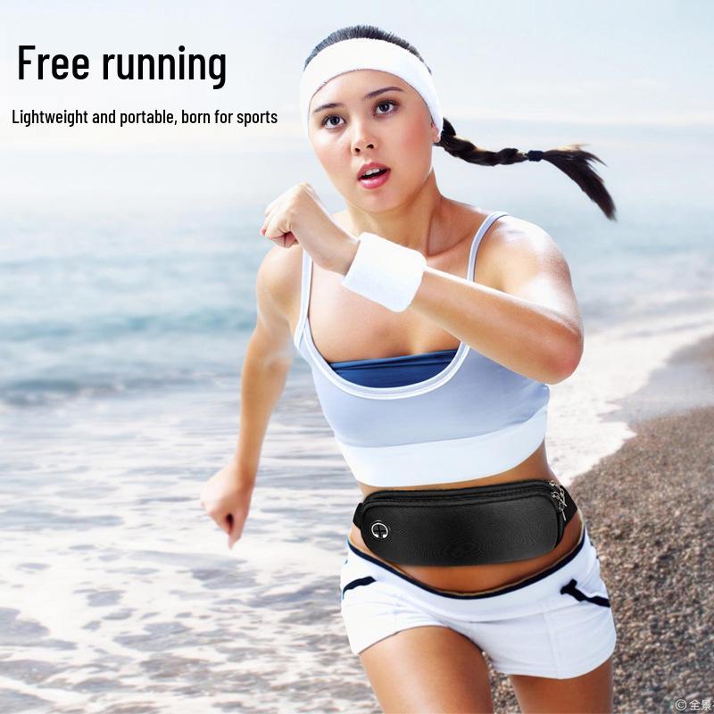 Unisex Waterproof Running Waist Pack - Sports Phone Pouch & Coin Purse for Cycling, Marathon, and Fitness