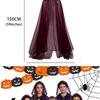Halloween Grim Reaper Witch Hooded Cloak Costume for Cosplay and Role-Playing