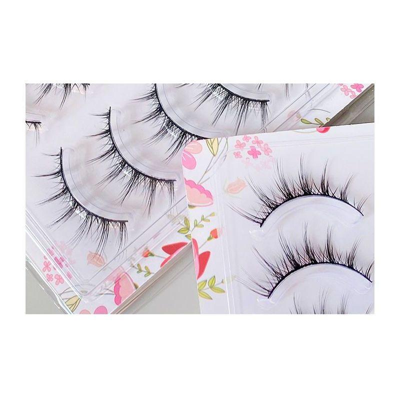 Mogugu - Set of 5 Pairs: Natural Criscross False Eyelashes