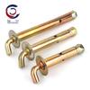 Chuchang M10*150 Color Zinc Plated Expansion Hook Screws (10 Pcs)