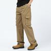 Frühling und Herbst Mehrfachtaschen-Overall Herren Locker Übergröße Lässige Cargohose Hose
