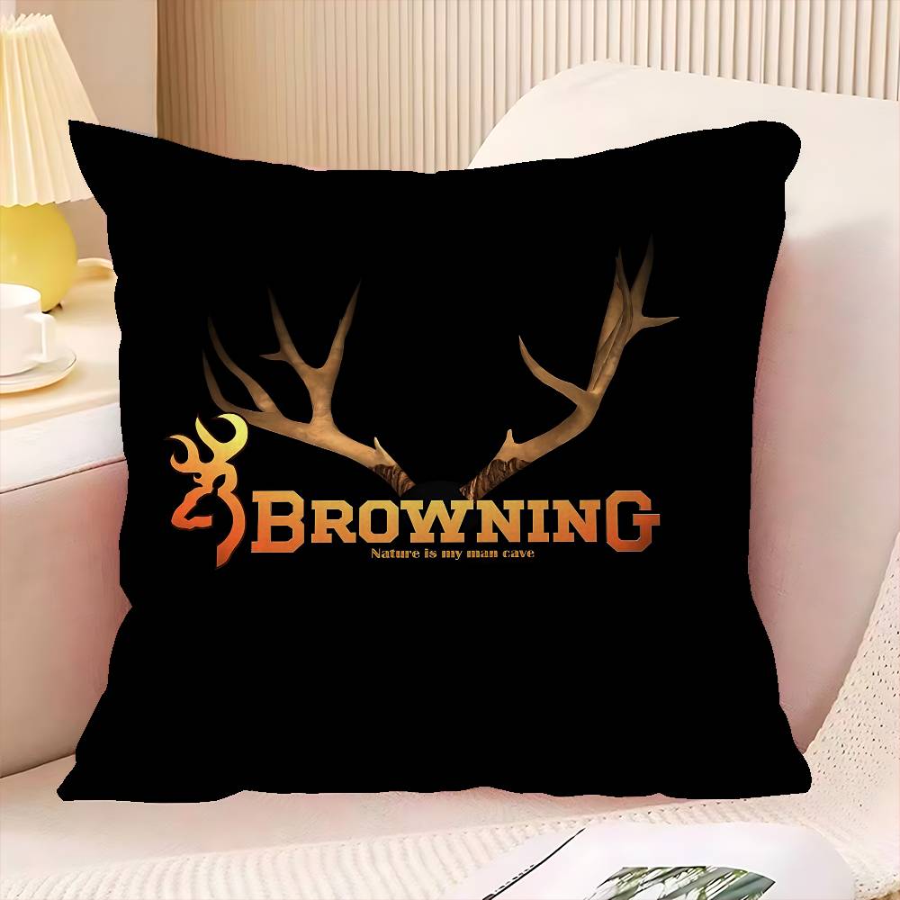 BBrownings Logo Pillowcases Home Bedding Decorative Pillow Cover Wedding Super Soft Pillow Case