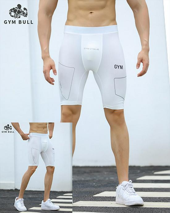 GYMBULL Trendy Men's Endorphin Series Compression Running Shorts