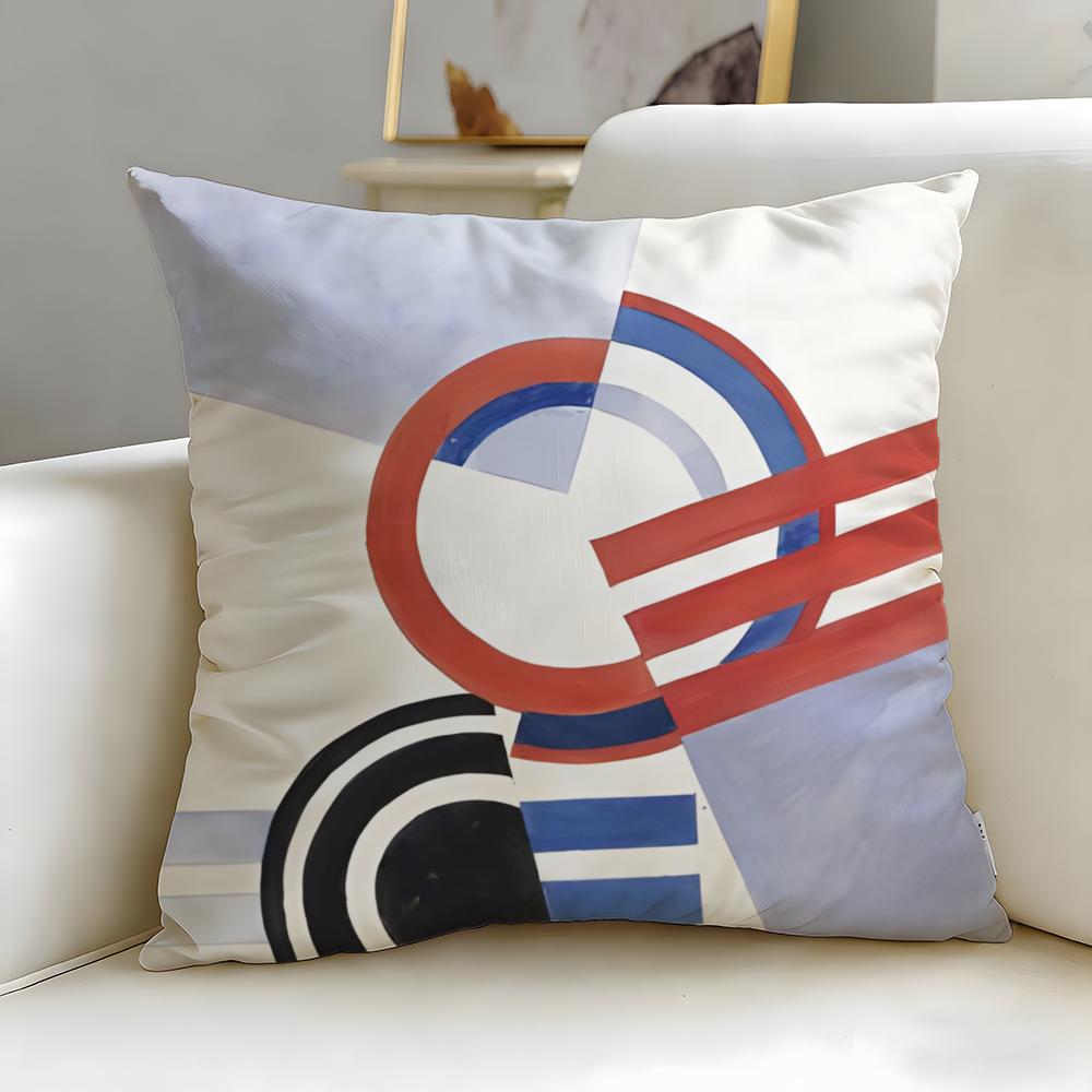 Classic Artist Frantisek Kupka Cushion Cover Soft  EasyWash Pillow Case  Versatile for Couch Bed Travel and Office