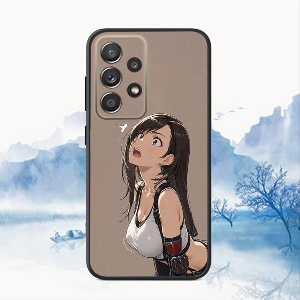 Game T-Tifa L-Lockhart Phone Case For Samsung S25,S24,S21,S22,S23,S30,Ultra,S20,Plus,Fe,Lite,Note,10,9,5G Black Cover