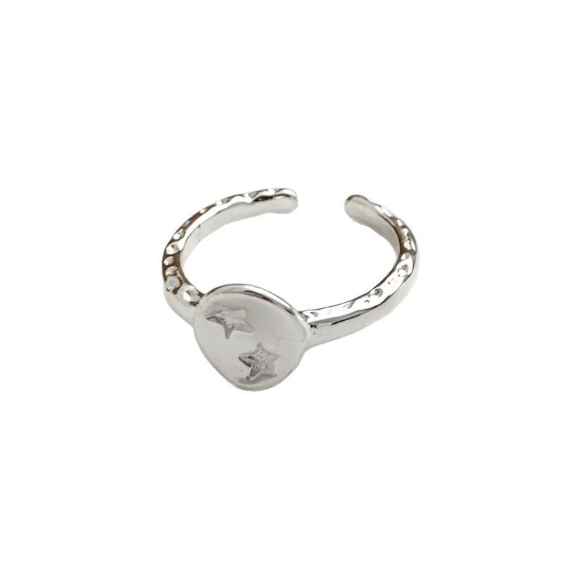Geometrischer minimalistischer offener Ring für Frauen