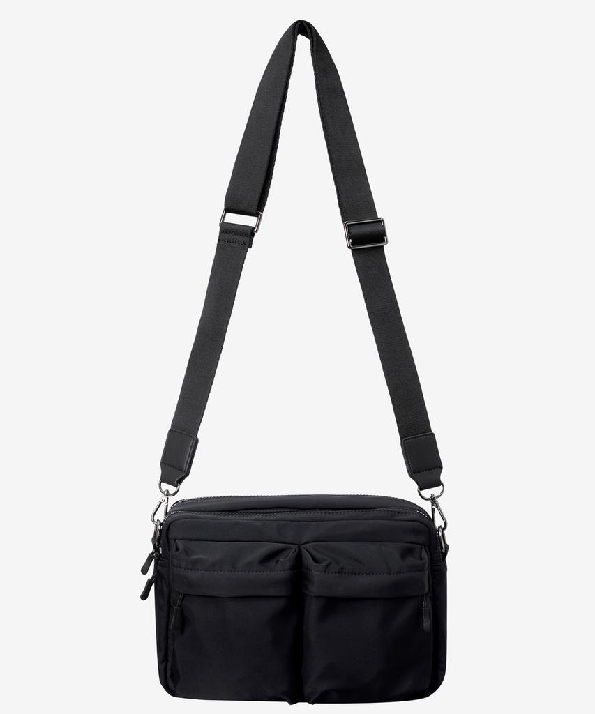 Mindbridge Black Nylon Mini Travel Crossbody Bag