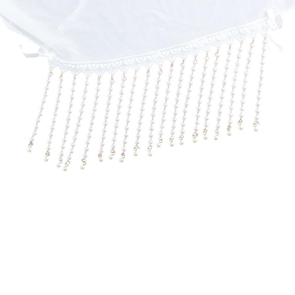 Crystal Hanfu Face Veil Tassel Chinese Hanfu Accessories Face Covering Gauze Classical Dance