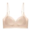 Liquid foundation skin seamless underwear women's small breasts gather without steel ring beauty back cover fixed cup bra