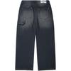 Li Ning Trendy Minimalist Straight Leg Casual Jeans Men Bottoms AKXV313-1