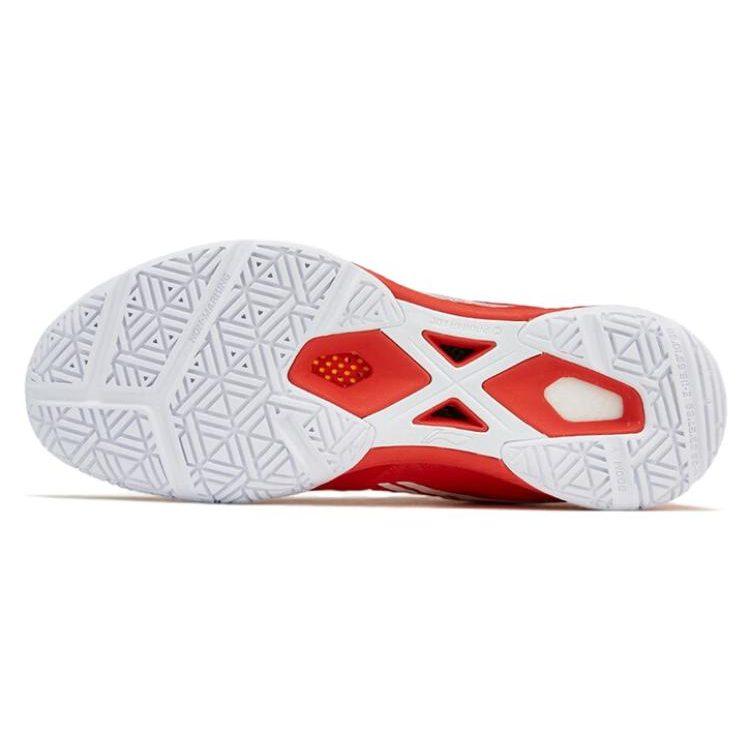 Li Ning Shadow Speed Pro Rubber Cushioning Slip Resistant Low top Badminton Shoes Unisex Red AYAT013-3