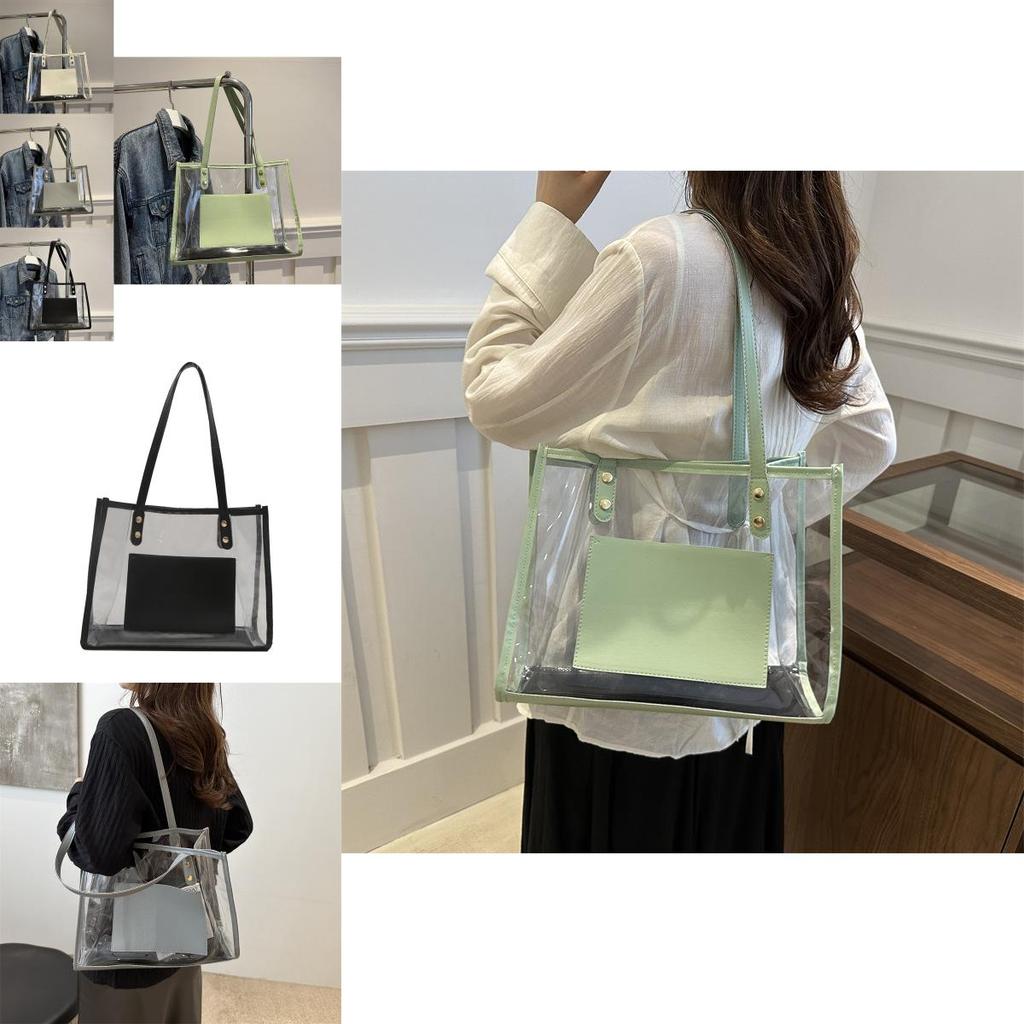 Stylish Trendy Women's Tote Bag 2024 New Fashion Simple Shoulder Bag Medium Size