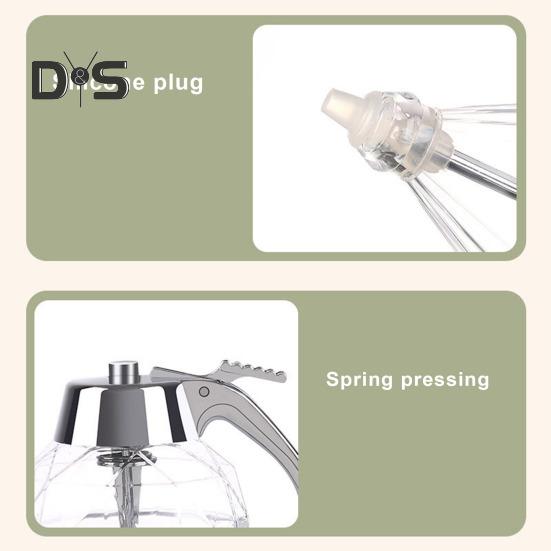 2/3Pcs Distribuidores de xarope de bordo Frascos de mel com design de alça de suporte Grande capacidade Sem BPA Sem gotejamento Suportes de mel