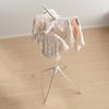 Folding Clothes Rack with Stable Base Space-saving Design Flexible Arm Clothes Hanger Portable Clothes Drying Rack