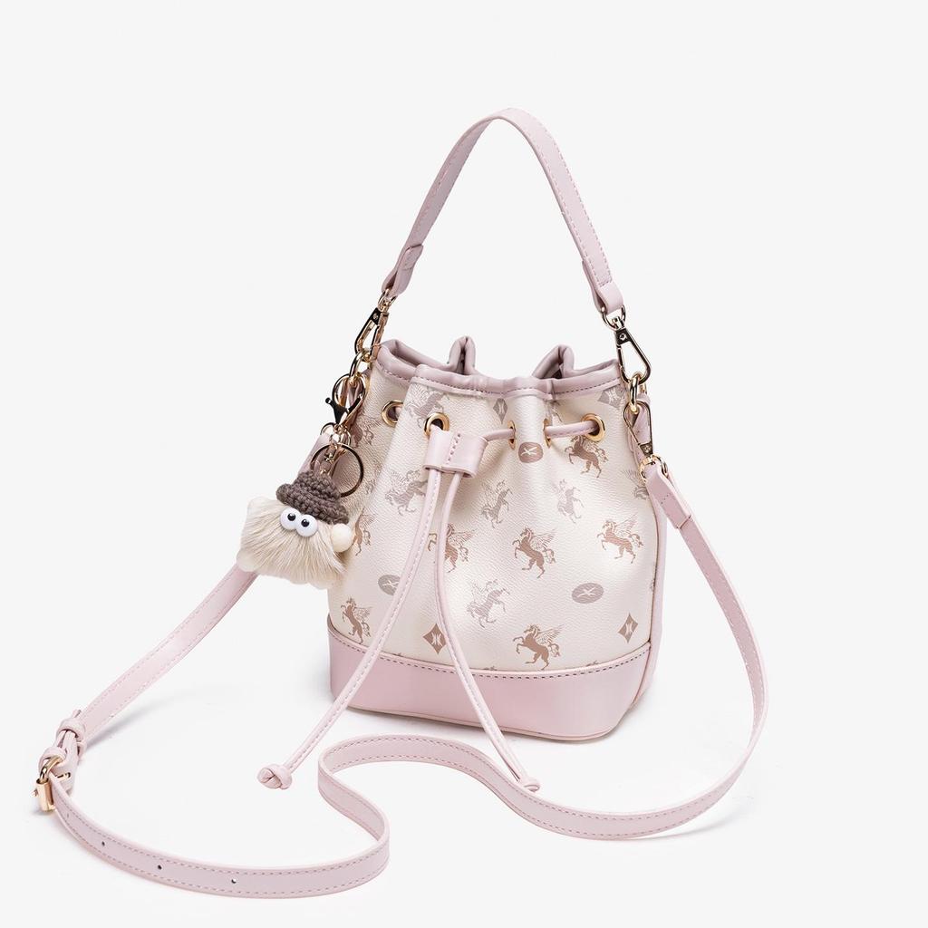 Spring/Summer 2026 Versatile Women's Bucket Handbags - High-End Single Shoulder Crossbody