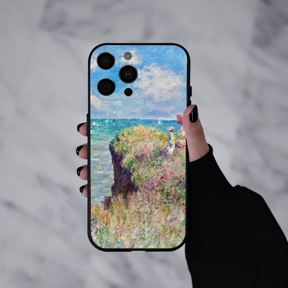 C-Claude-M-Monet-T Phone Case For iPhone 17pro, 16,15,14,13,12,11 X XR Plus,Others Soft Black Cover