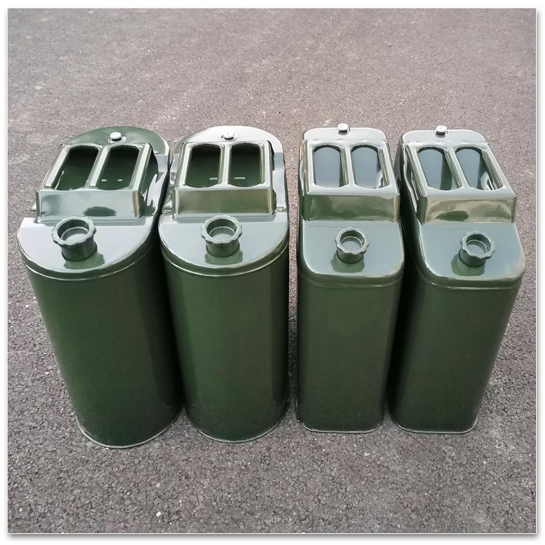 Tinplate Metal Gasoline Can 10L/20L/30L Square Fuel Tank Iron Drum for Car Diesel