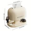 1Pc Retro Tissue Box Double-Layer Tissue Boxwith Storage Tray Jewelry Watch Organizer Home Living Room Desktop Napkin Container