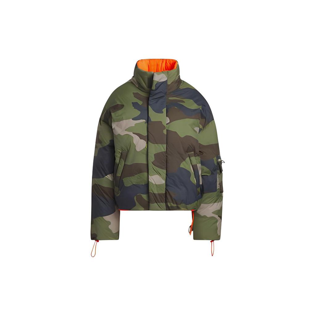Ivy Park X Adidas SS23 Camouflage Reversible Nylon Cotton Jacket Unisex Outerwear Military-Green HZ2321