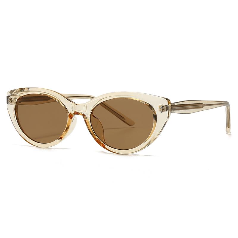 European and American Cross-Border Trendy Street Style Retro Artistic Acrylic Insert Sunglasses Modern Charm Ins Sunglasses 28062