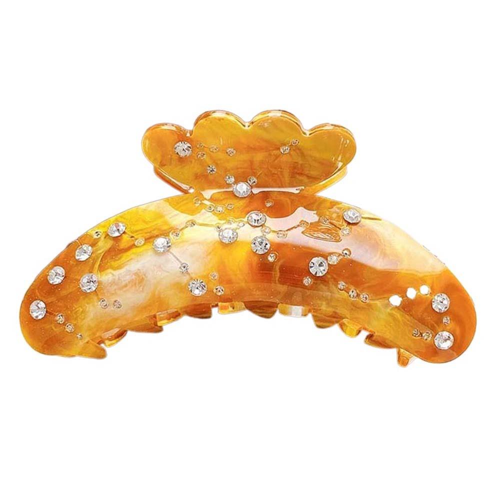 Waterproof Acrylic Rhinestone Hair Claw Korean Style Girl Hair Accessories  Gifts