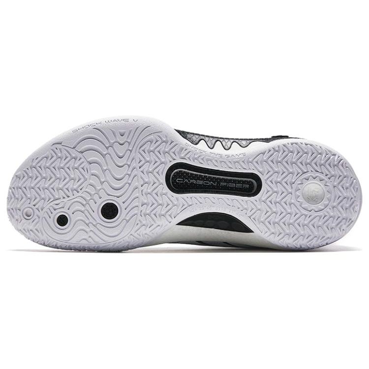 Anta Shock Wave 5 Scarpe da Ginnastica da Uomo Primo Anno Bianco Nero 112331106-9