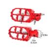 Motorcycle Footrest Red for Yamaha PW50 PW80 TW200 Motorcycle Footrests and Honda XR50R CRF50 CRF70 CRF80 Footrest Formotorcycle
