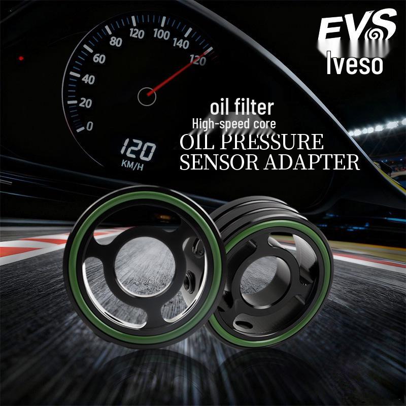Universal 70mm Oil Filter Adapter for Temperature & Pressure Gauges