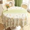 Environment protection Green and Fresh Rectangular Tablecloth Natural Sagging Anti Slip Silent Table Mat Thickened Encrypted Restaurant Decorat Fabric